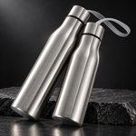 Stainless Steel Water Bottle with Carry Handle, Leakproof Sports and Travel Bottle