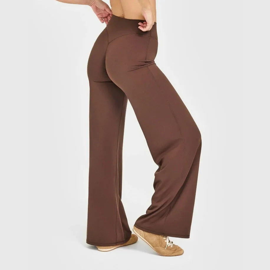  Advanced Coffee Brown Leg Yoga Pants 