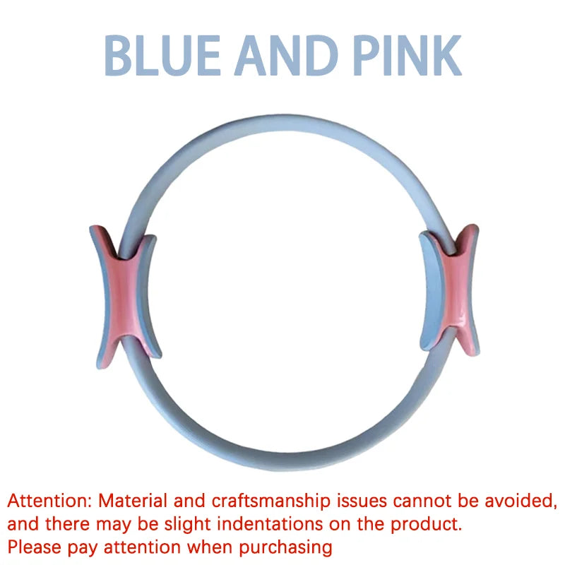 Pilates Circle Ring for Full Body Toning Rose blue and pink