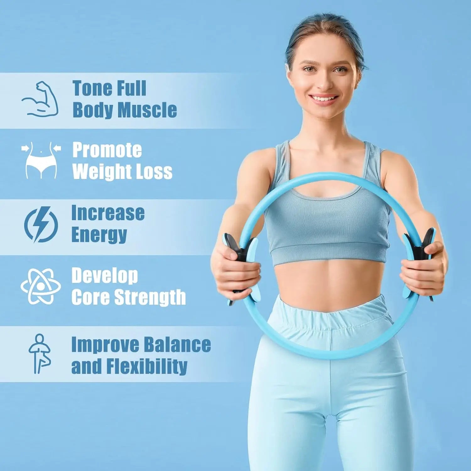 Pilates Circle Ring for Full Body Toning lifestyle image