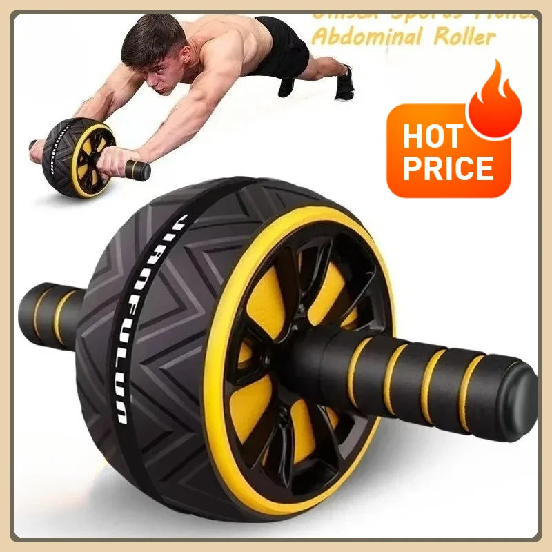 Ab Roller Wheel with Knee Mat – Core & Ab Workout Equipment