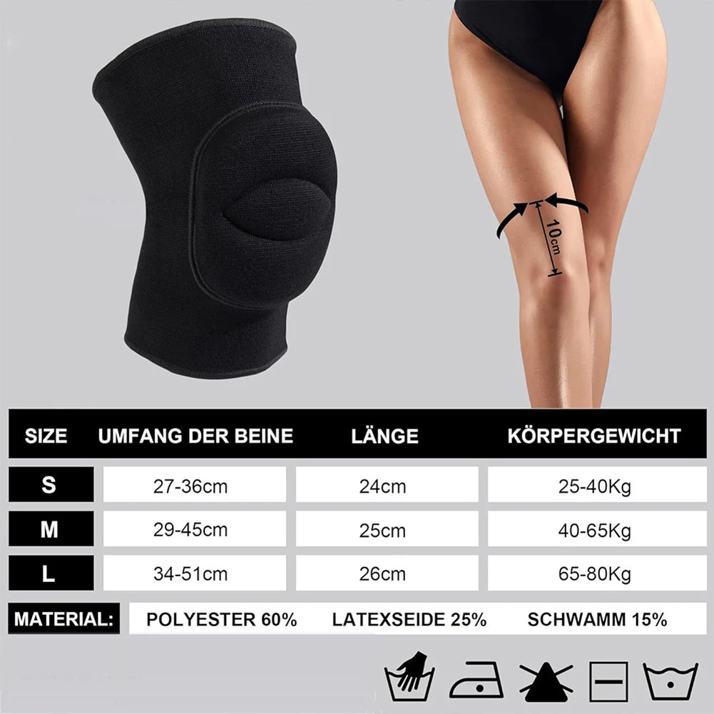 Volleyball Knee Pads infograpihcs
