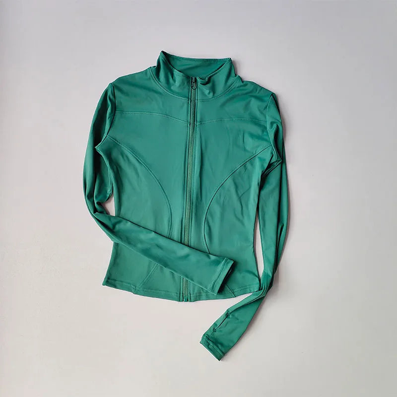 gym jacket for women green