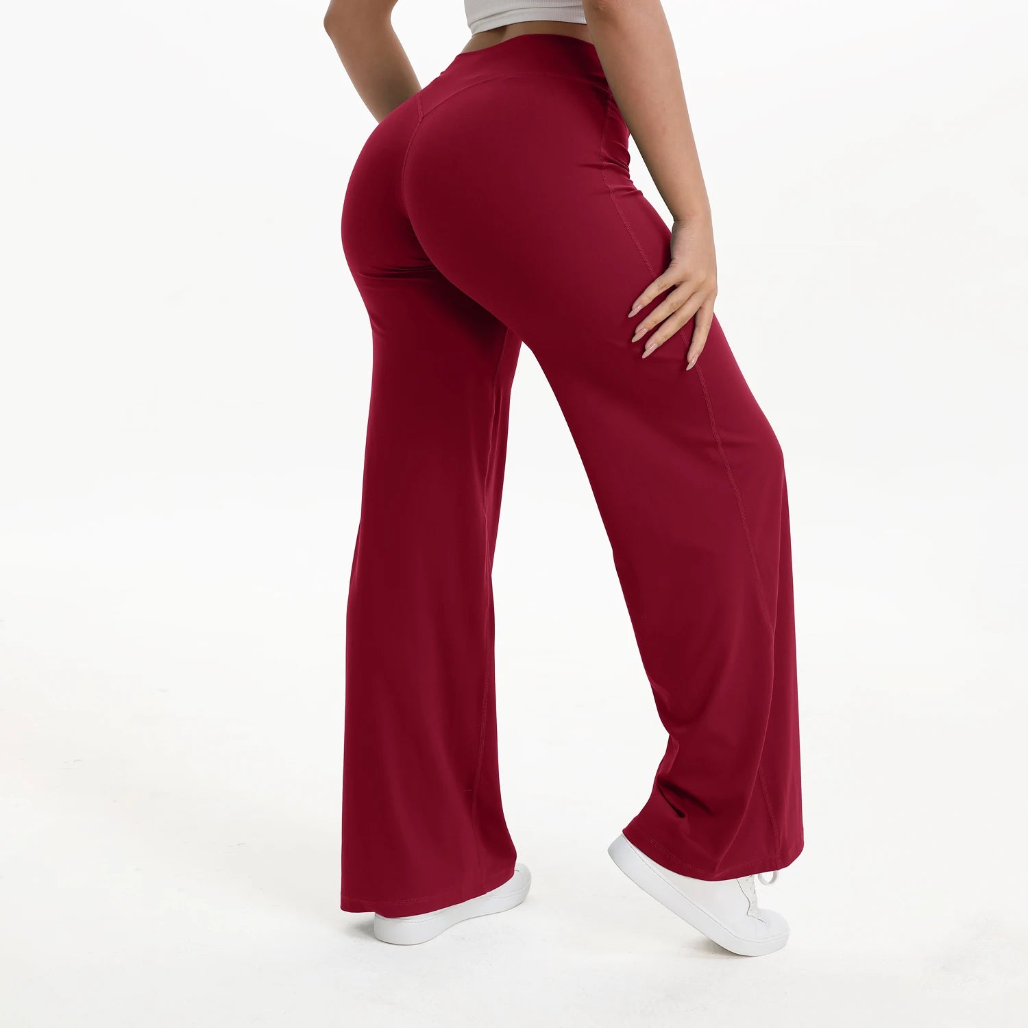 ruby red Yoga Pants womens